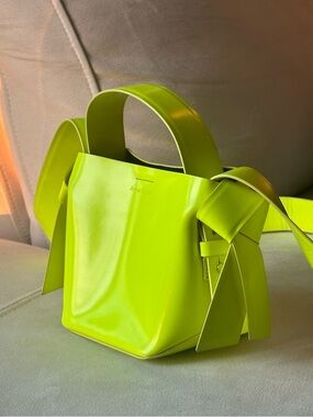 Acne Studios Leather Neon Micro Musubi